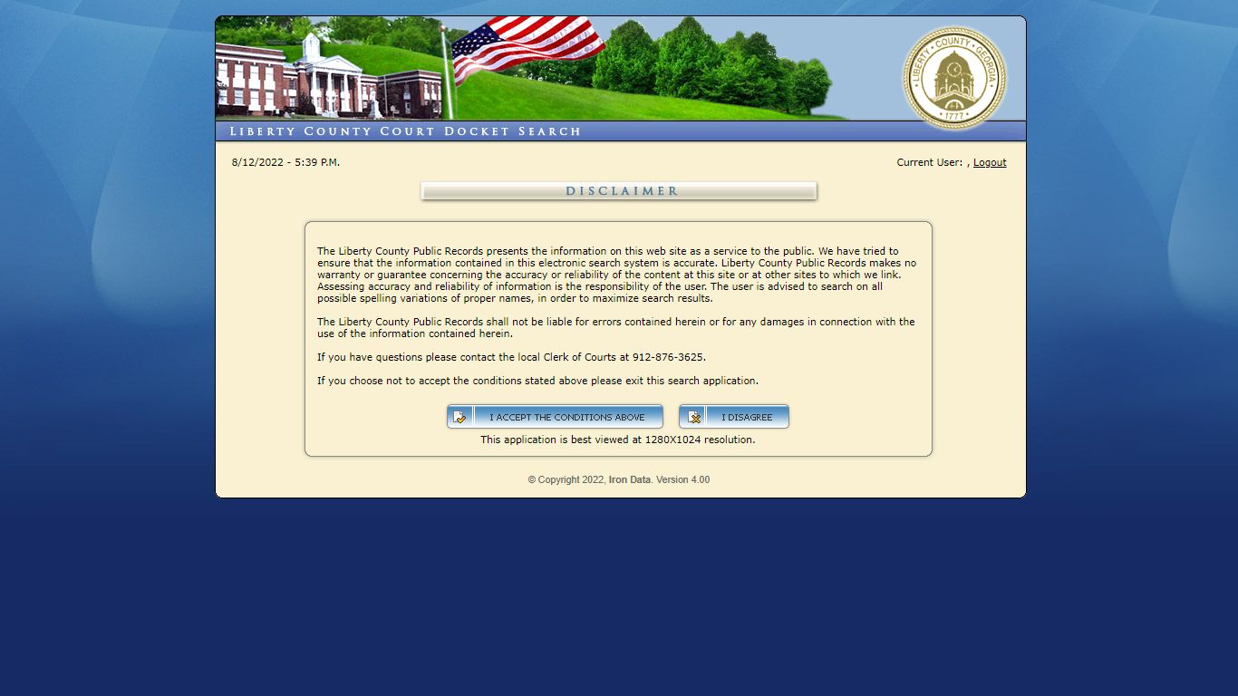 Case Management Web Search - Liberty County, Georgia