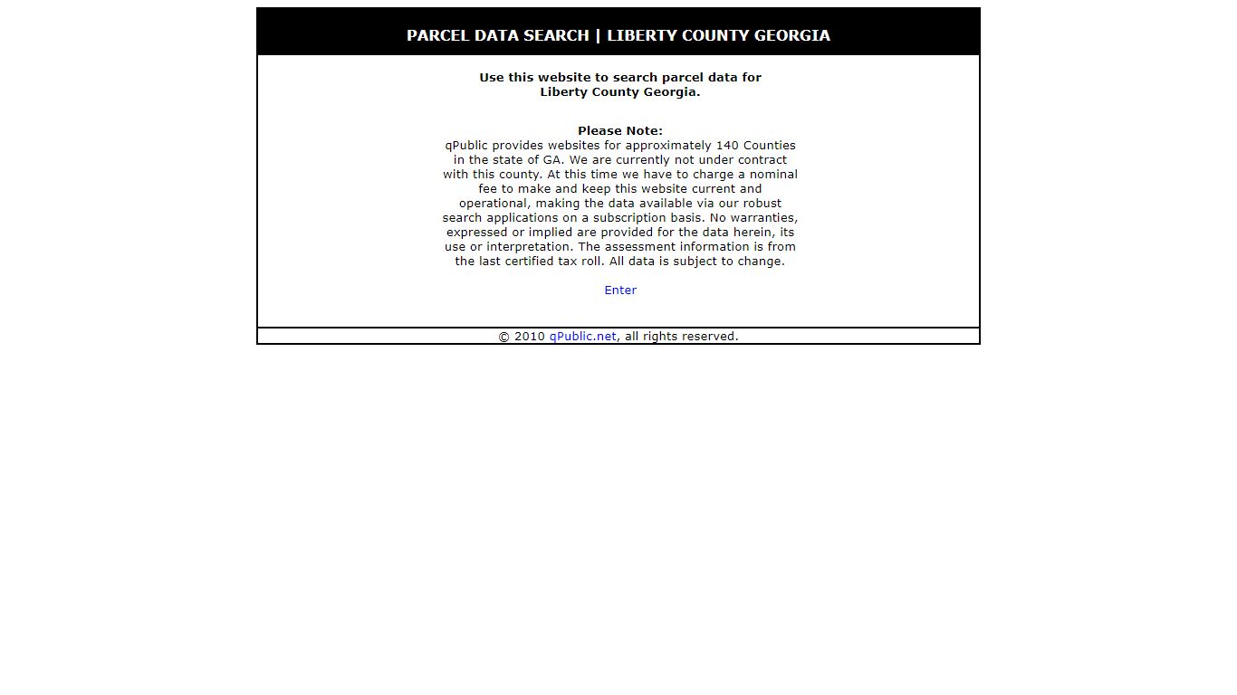 PARCEL DATA SEARCH | LIBERTY COUNTY GEORGIA